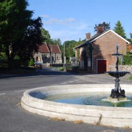 Photo of the Hinton Martell Fountain